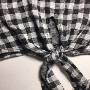 Checkered Crop Top